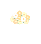 組み合わせてつくるオリジナル花束スタンプ（個別スタンプ：24）