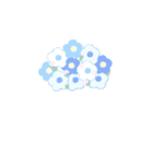 組み合わせてつくるオリジナル花束スタンプ（個別スタンプ：25）