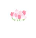 組み合わせてつくるオリジナル花束スタンプ（個別スタンプ：27）