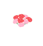 組み合わせてつくるオリジナル花束スタンプ（個別スタンプ：31）