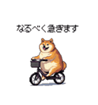 くすっと笑えるフレーズの太っちょ柴犬（個別スタンプ：1）