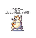 くすっと笑えるフレーズの太っちょ柴犬（個別スタンプ：21）