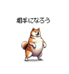 くすっと笑えるフレーズの太っちょ柴犬（個別スタンプ：30）