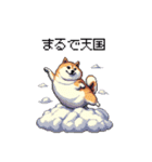 くすっと笑えるフレーズの太っちょ柴犬（個別スタンプ：35）