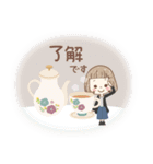 大人可愛い♡女の子の「敬語」で好印象♪（個別スタンプ：6）