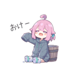 ダジャレがーるず！（個別スタンプ：3）