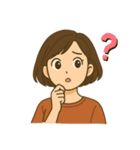 日常の話-everyday story.（個別スタンプ：6）