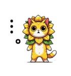 向日葵にゃん②……….（個別スタンプ：16）