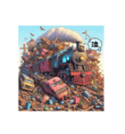 ロマンティック鉄道2025❤️14（個別スタンプ：6）