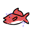 魚スタンプ第1弾リメイク（個別スタンプ：4）