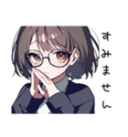 やらかし反省女子の赤走（個別スタンプ：7）