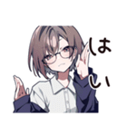やらかし反省女子の赤走（個別スタンプ：8）