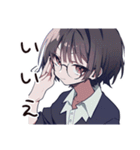 やらかし反省女子の赤走（個別スタンプ：9）