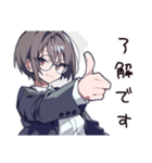 やらかし反省女子の赤走（個別スタンプ：11）