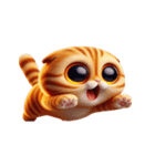 イライラ猫 うんざり返信（個別スタンプ：2）