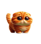 イライラ猫 うんざり返信（個別スタンプ：3）
