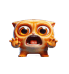 イライラ猫 うんざり返信（個別スタンプ：8）