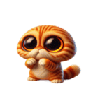 イライラ猫 うんざり返信（個別スタンプ：15）