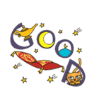 アラブ（イスラム）猫と魔法のランプ（英）（個別スタンプ：6）