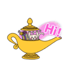 アラブ（イスラム）猫と魔法のランプ（英）（個別スタンプ：9）