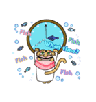 アラブ（イスラム）猫と魔法のランプ（英）（個別スタンプ：36）