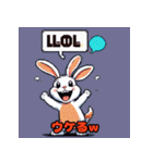 パリピうさぎの陽キャスタンプ（個別スタンプ：6）