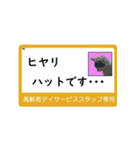 高齢者DSスタッフ用スタンプ（ネコと一緒）（個別スタンプ：14）