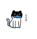 黒ハチねこさん（個別スタンプ：25）