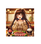 焼肉屋と彼女（個別スタンプ：1）