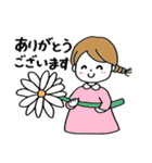 ほっこり♡シンプル女子★年末年始★再販（個別スタンプ：27）