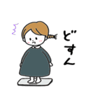 ほっこり♡シンプル女子★年末年始★再販（個別スタンプ：34）