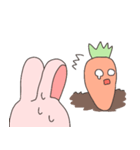 うさぎとにんじんは恋人（個別スタンプ：9）