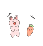 うさぎとにんじんは恋人（個別スタンプ：15）