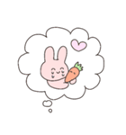 うさぎとにんじんは恋人（個別スタンプ：19）
