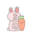 うさぎとにんじんは恋人（個別スタンプ：21）