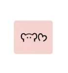 ʕ·͡·ʔふんふんʕ·͡·ʔ一言（個別スタンプ：14）
