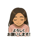可愛いアンナのスタンプ（個別スタンプ：2）