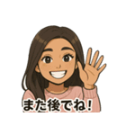 可愛いアンナのスタンプ（個別スタンプ：5）