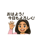 可愛いアンナのスタンプ（個別スタンプ：16）