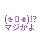 顔文字スタンプ6（個別スタンプ：5）