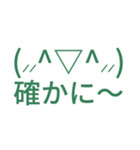 顔文字スタンプ6（個別スタンプ：6）