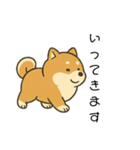 毎日使える会話【柴犬】（個別スタンプ：17）