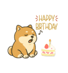 毎日使える会話【柴犬】（個別スタンプ：18）