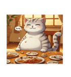 サバトラ猫よりみなさんへよろしく（個別スタンプ：21）