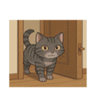 サバトラ猫よりみなさんへよろしく（個別スタンプ：27）