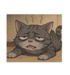 サバトラ猫よりみなさんへよろしく（個別スタンプ：28）