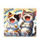 サバトラ猫よりみなさんへよろしく（個別スタンプ：32）