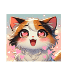 三毛猫さんよろしくお願いします（個別スタンプ：1）