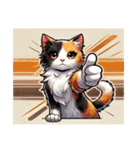 三毛猫さんよろしくお願いします（個別スタンプ：3）