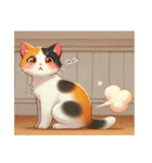 三毛猫さんよろしくお願いします（個別スタンプ：4）